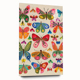 Colorful Butterfly Girls Room Wall Art – Kids Room Art Print