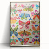 Colorful Butterfly Girls Room Wall Art – Kids Room Art Print