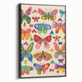 Colorful Butterfly Girls Room Wall Art – Kids Room Art Print
