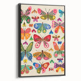 Colorful Butterfly Girls Room Wall Art – Kids Room Art Print
