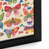 Colorful Butterfly Girls Room Wall Art – Kids Room Art Print
