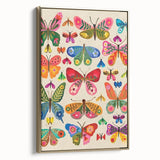 Colorful Butterfly Girls Room Wall Art – Kids Room Art Print