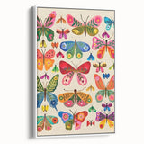 Colorful Butterfly Girls Room Wall Art – Kids Room Art Print