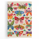 Colorful Butterfly Girls Room Wall Art – Kids Room Art Print