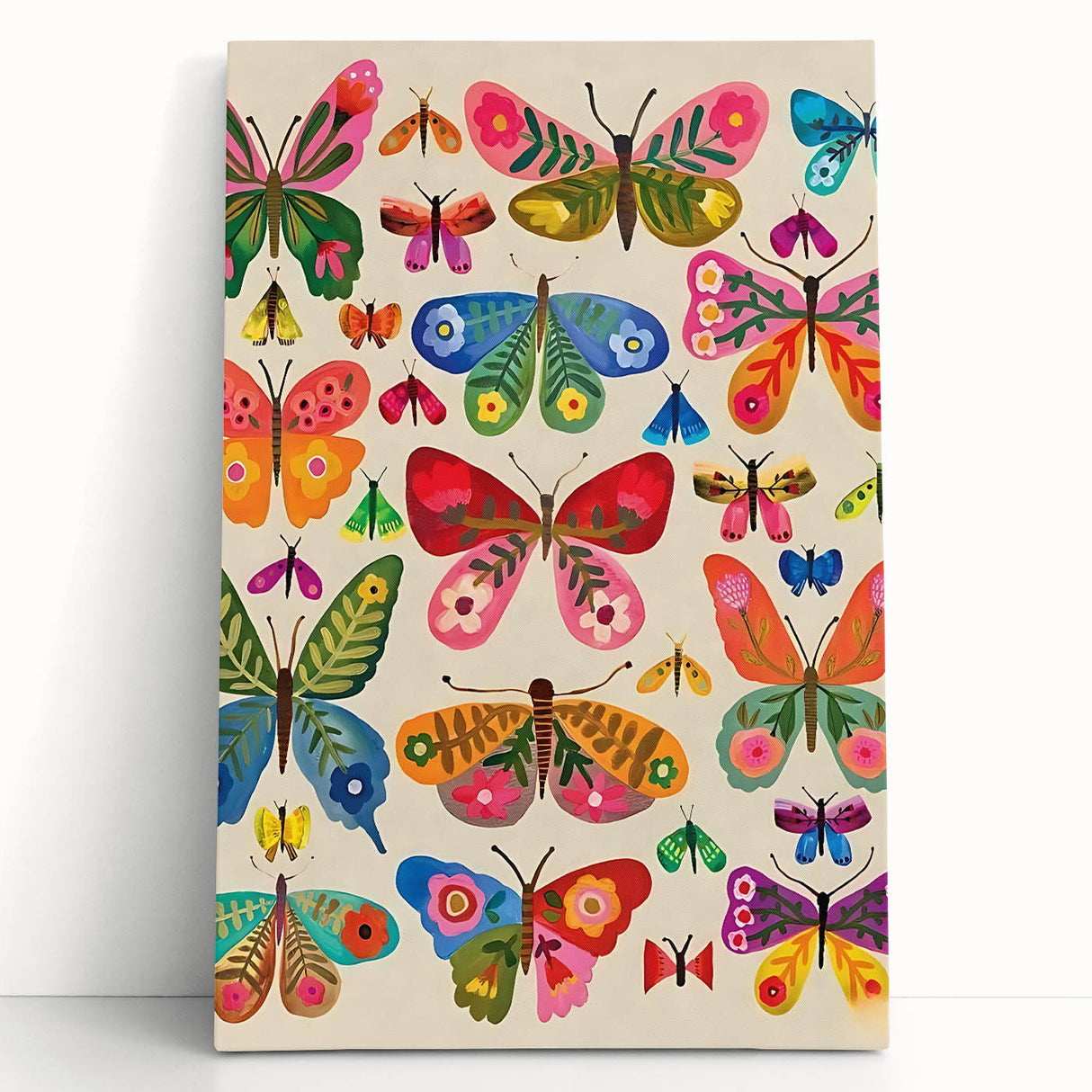 Colorful Butterfly Girls Room Wall Art – Kids Room Art Print