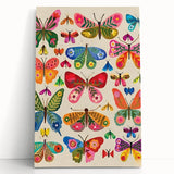 Colorful Butterfly Girls Room Wall Art – Kids Room Art Print