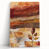 Large black and white abstract design on stretched canvas, depicting swirling patterns.