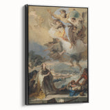 Romanticism Art - Saint Thecla Praying for the Plague-Stricken