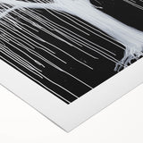 Abstract floral design on rolled canvas showcasing vibrant colors and intricate patterns, elegantly packaged in a protective cardboard tube for easy display and transport. Perfect for modern home decor and art enthusiasts.