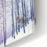 Vibrant abstract landscape design on acrylic glass, showcasing rich colors and intricate textures, perfect for modern decor and artistic displays.