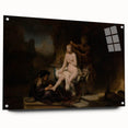 Baroque Bathing Scene: Classic Art Print with Luxurious Details