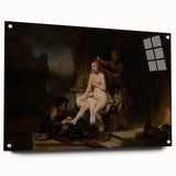 Baroque Bathing Scene: Classic Art Print with Luxurious Details