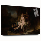 Baroque Bathing Scene: Classic Art Print with Luxurious Details