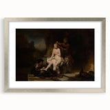 Baroque Bathing Scene: Classic Art Print with Luxurious Details
