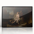 Baroque Bathing Scene: Classic Art Print with Luxurious Details