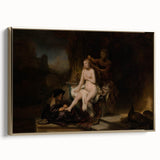 Baroque Bathing Scene: Classic Art Print with Luxurious Details