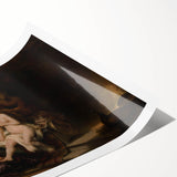 Baroque Bathing Scene: Classic Art Print with Luxurious Details