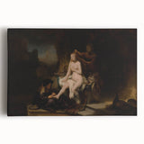 Baroque Bathing Scene: Classic Art Print with Luxurious Details