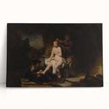 Baroque Bathing Scene: Classic Art Print with Luxurious Details