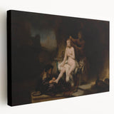 Baroque Bathing Scene: Classic Art Print with Luxurious Details