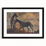 Expressionist Art - Runaway Horses by Cyprián Majerník