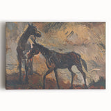 Expressionist Art - Runaway Horses by Cyprián Majerník