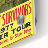 Lynyrd Skynyrd Street Survivors Poster - Vintage Rock Wall Art