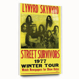 Lynyrd Skynyrd Street Survivors Poster - Vintage Rock Wall Art