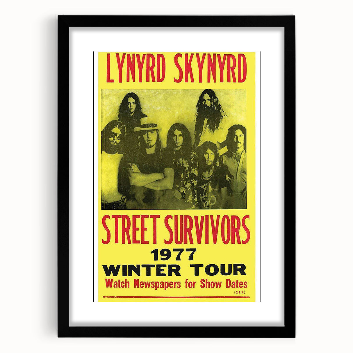 Lynyrd Skynyrd Street Survivors Poster - Vintage Rock Wall Art