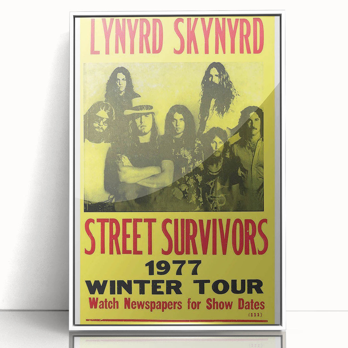 Lynyrd Skynyrd Street Survivors Poster - Vintage Rock Wall Art