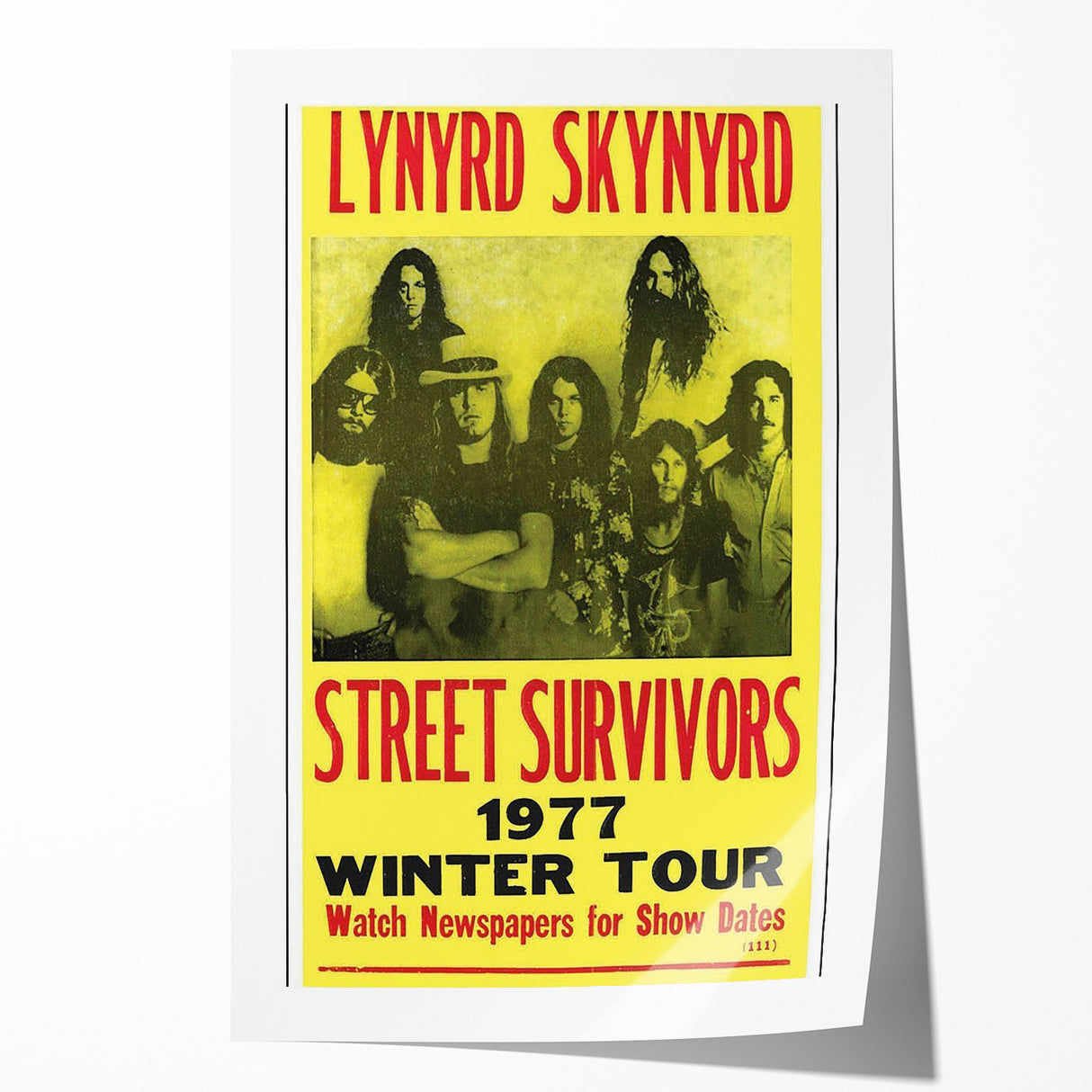 Lynyrd Skynyrd Street Survivors Poster - Vintage Rock Wall Art
