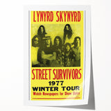 Lynyrd Skynyrd Street Survivors Poster - Vintage Rock Wall Art