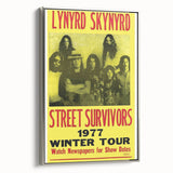 Lynyrd Skynyrd Street Survivors Poster - Vintage Rock Wall Art