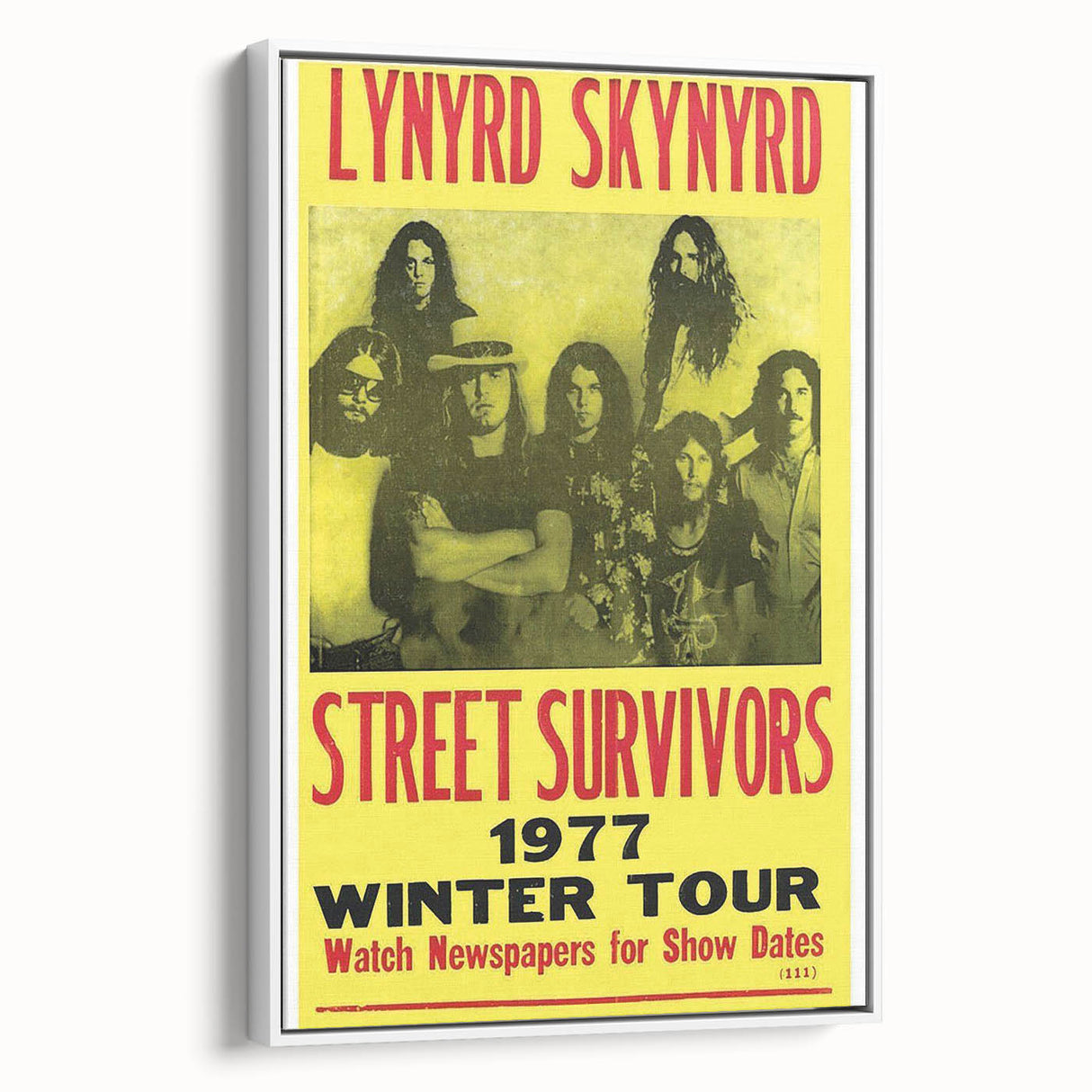 Lynyrd Skynyrd Street Survivors Poster - Vintage Rock Wall Art