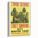 Lynyrd Skynyrd Street Survivors Poster - Vintage Rock Wall Art