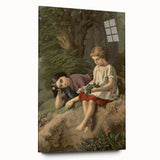 The Sisters Realism Art Print - Classical Realism Canvas for Home Decor