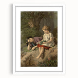 The Sisters Realism Art Print - Classical Realism Canvas for Home Decor
