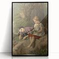 The Sisters Realism Art Print - Classical Realism Canvas for Home Decor