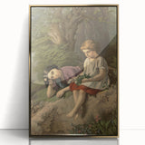 The Sisters Realism Art Print - Classical Realism Canvas for Home Decor