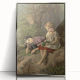 The Sisters Realism Art Print - Classical Realism Canvas for Home Decor