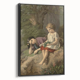 The Sisters Realism Art Print - Classical Realism Canvas for Home Decor