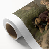 The Sisters Realism Art Print - Classical Realism Canvas for Home Decor