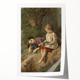 The Sisters Realism Art Print - Classical Realism Canvas for Home Decor