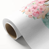 Floral Bouquet Girl Girls Room Wall Art – Kids Room Art Print