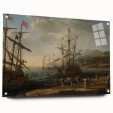 Baroque Maritime Scene: Classic Art Print with Nautical Grandeur