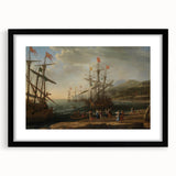 Baroque Maritime Scene: Classic Art Print with Nautical Grandeur