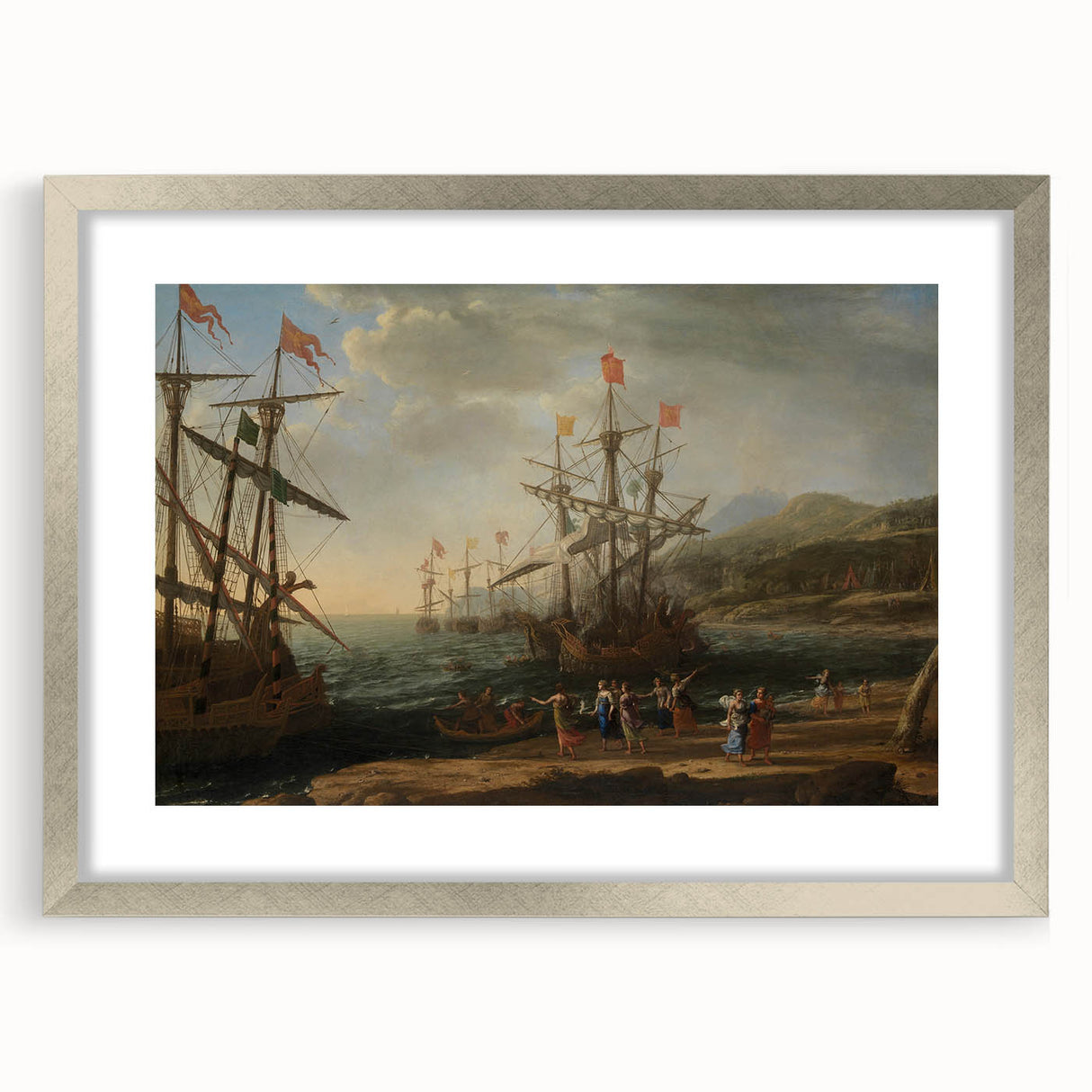 Baroque Maritime Scene: Classic Art Print with Nautical Grandeur