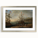 Baroque Maritime Scene: Classic Art Print with Nautical Grandeur
