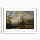 Baroque Maritime Scene: Classic Art Print with Nautical Grandeur