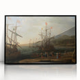 Baroque Maritime Scene: Classic Art Print with Nautical Grandeur